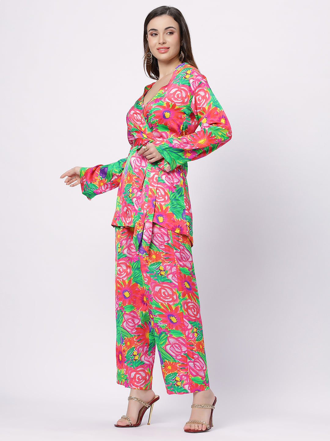 Valencia Overlap Tie Co-ord Set