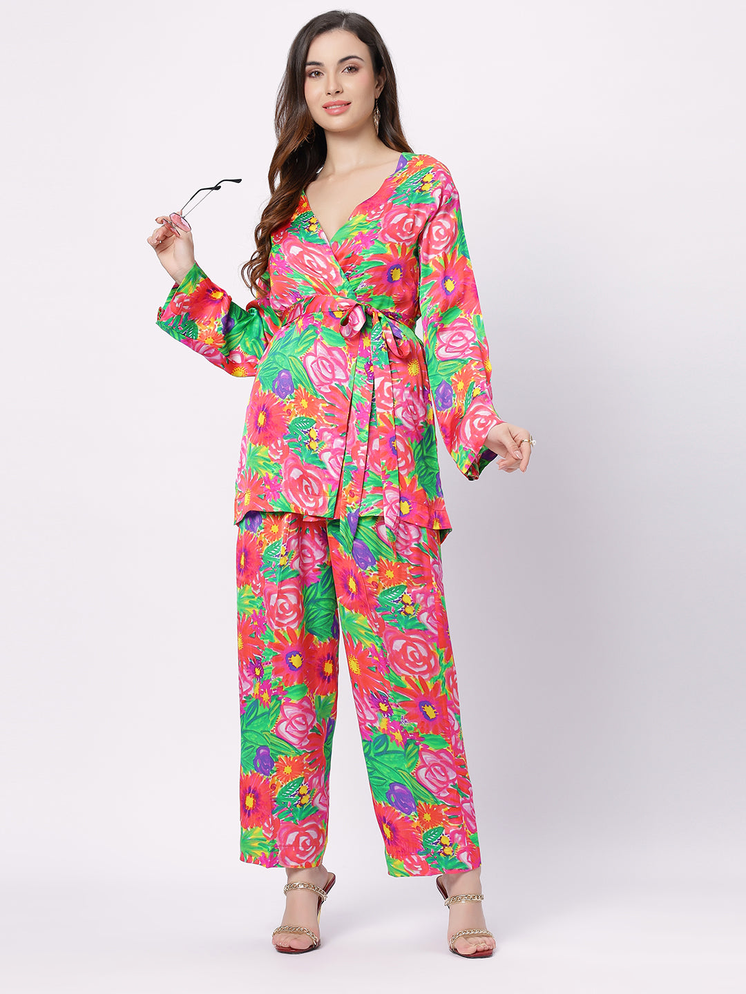 Valencia Overlap Tie Co-ord Set