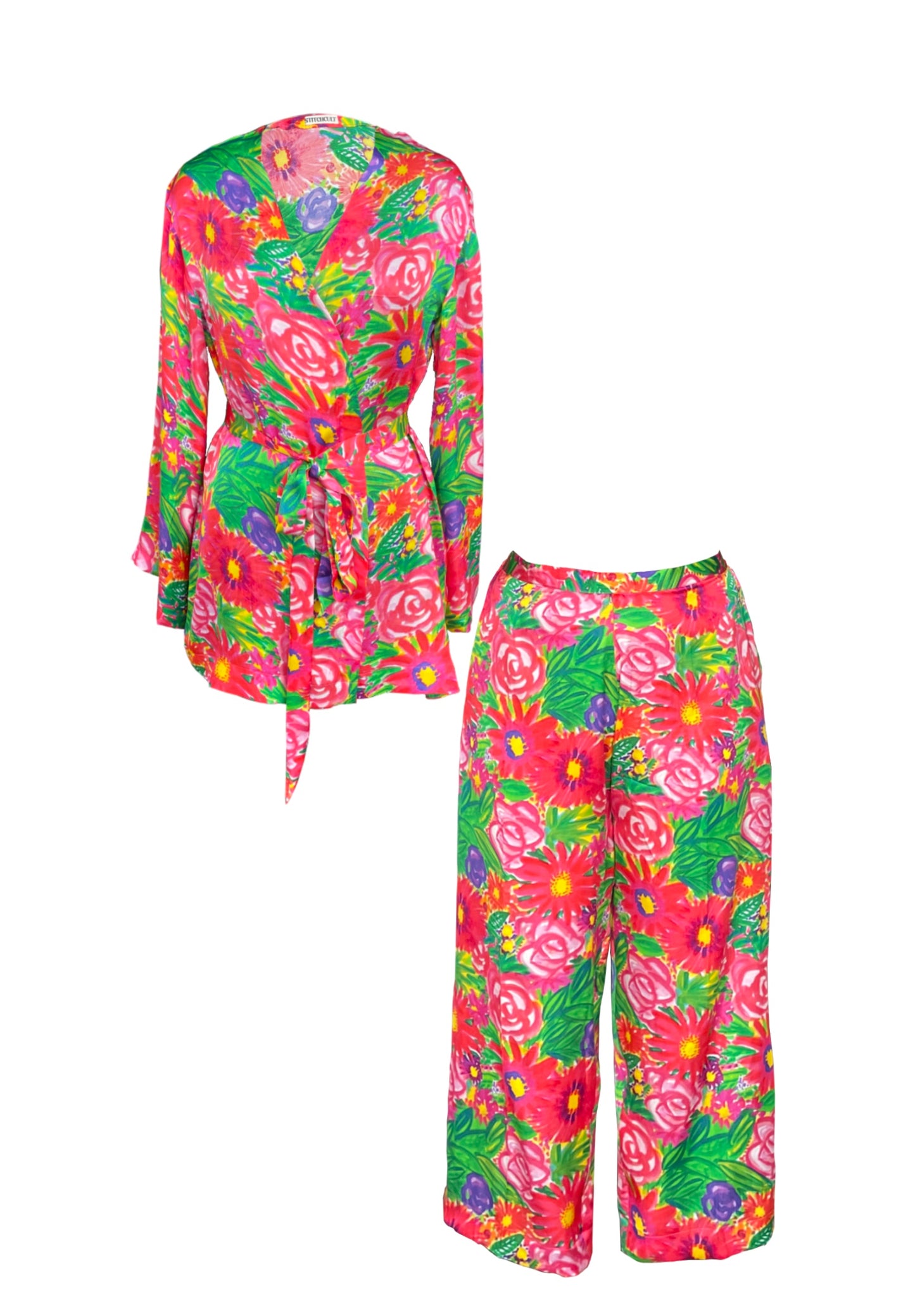 Valencia Overlap Tie Co-ord Set